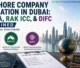Offshore company formation in Dubai comparing JAFZA Offshore, RAK ICC and DIFC